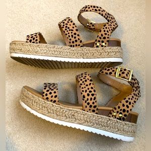 Cheetah Espadrille Sandals